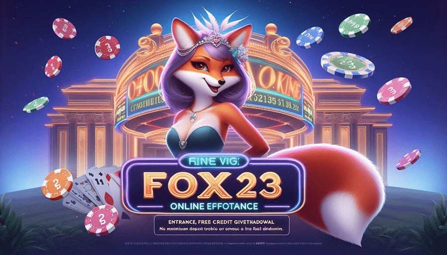 fox123 ทางเข้าออนไลน์ แจกเครดิตฟรี ฝาก-ถอนไม่มีขั้นต่ำ
