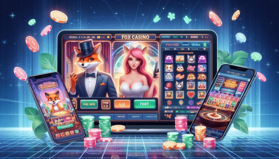 ทางเข้า FOX123 คาสิโนสุดมันส์ สนุกจัดเต็ม พร้อมรับโบนัสฟรี